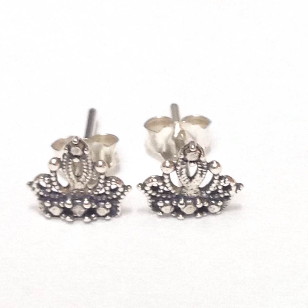 Br-55 Brincos In Love Princes em Prata 925